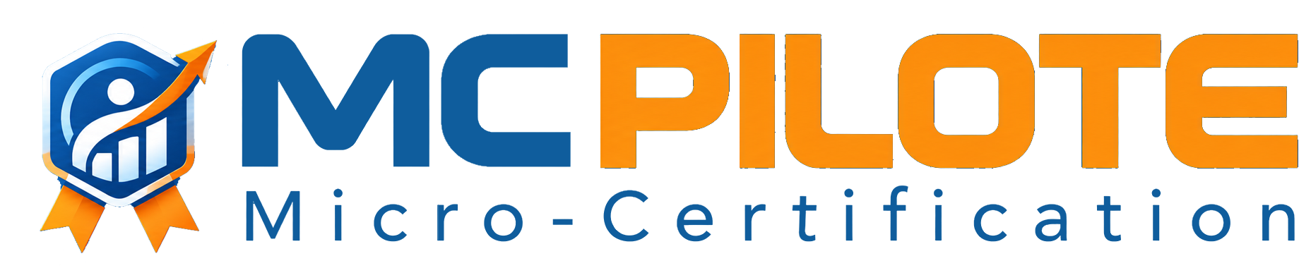 Logo mc pilote bleu